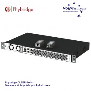 Phybridge CLEER (Coax Leveraged Ethernet Extended Reach) switches are based on our proven PoLRE® (Power over Long Reach Ethernet) technology. CLEER is a 24 port managed Ethernet over Coax switch that transforms existing proven reliable COAX infrastructure into an IP path with power, ideal for IP cameras. CLEER switches are designed specifically to enable easy migration from analog to IP cameras without disrupting the data LAN. 